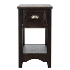 Modern-Style Side Table / Coffee Table (2-Piece Set), Compact Design with Drawer — 13" x 22" x 23" (L x W x H)