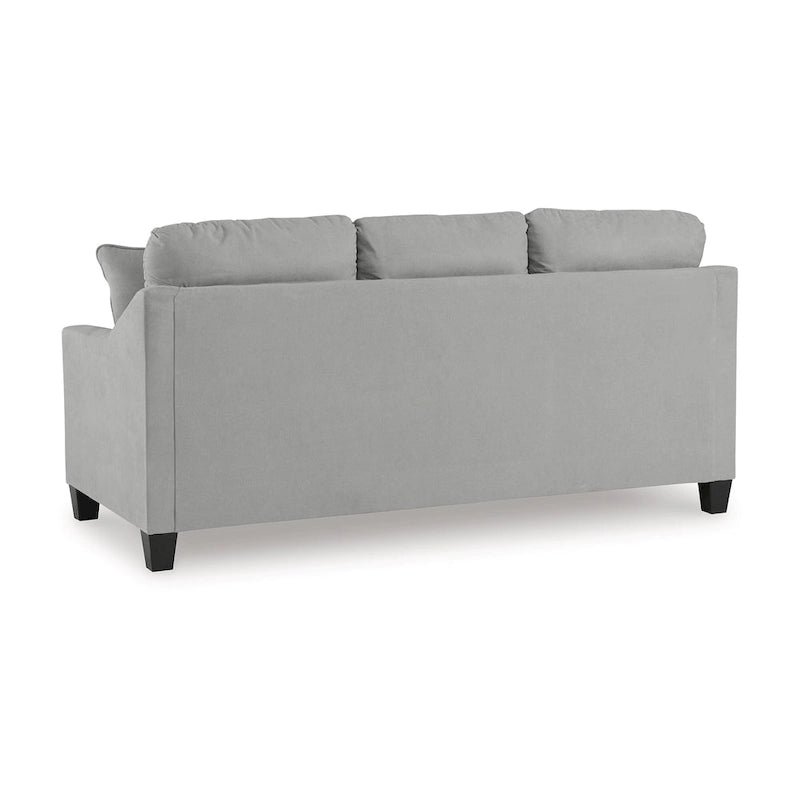 Queen Size Sofa Sleeper Bed, Gray, Bifold Memory Foam Mattress