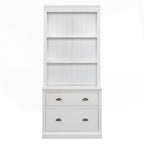 Versatile Tall Bookshelf with LED Lighting and Multiple Storage Options for Home
