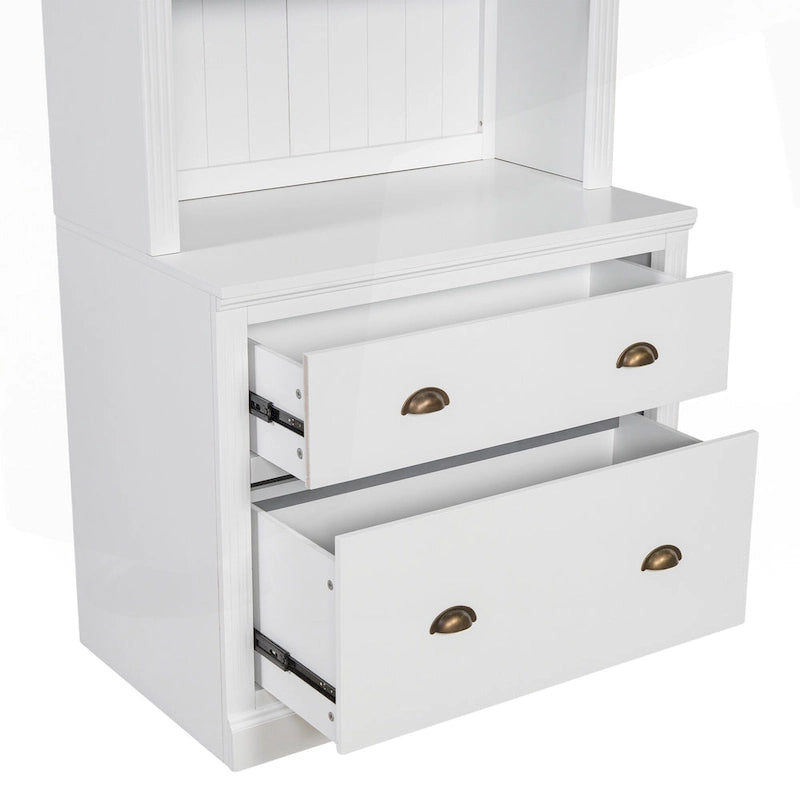 Versatile Tall Bookshelf with LED Lighting and Multiple Storage Options for Home