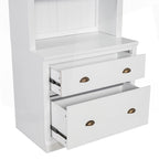 Versatile Tall Bookshelf with LED Lighting and Multiple Storage Options for Home