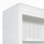 Versatile Tall Bookshelf with LED Lighting and Multiple Storage Options for Home