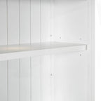 Versatile Tall Bookshelf with LED Lighting and Multiple Storage Options for Home