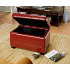 Manhattan Storage Bench (Red) — 30 x 18 x 17