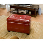 Manhattan Storage Bench (Red) — 30 x 18 x 17