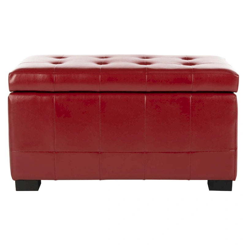 Manhattan Storage Bench (Red) — 30 x 18 x 17