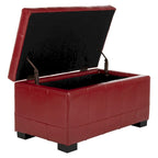 Manhattan Storage Bench (Red) — 30 x 18 x 17