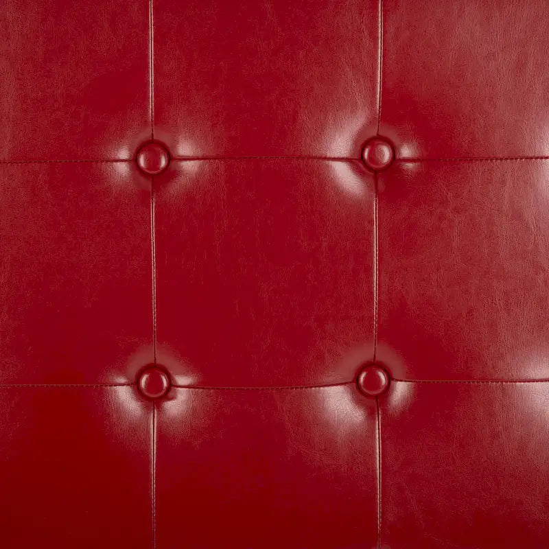 Manhattan Storage Bench (Red) — 30 x 18 x 17