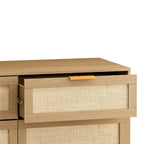 6 drawers Rattan dresser Rattan Drawer