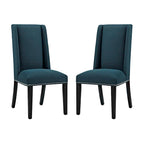Fabric Upholstered Dining Chairs (Set of 2)