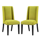 Fabric Upholstered Dining Chairs (Set of 2)