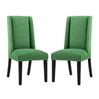 Fabric Upholstered Dining Chairs (Set of 2)