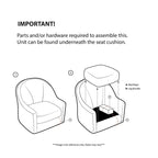Linen Wingback Chair