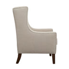 Linen Wingback Chair