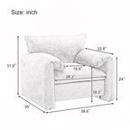Oversized Armchair Accent Chair
