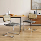 Modern Upholstered Dining Chairs (Set of 2)