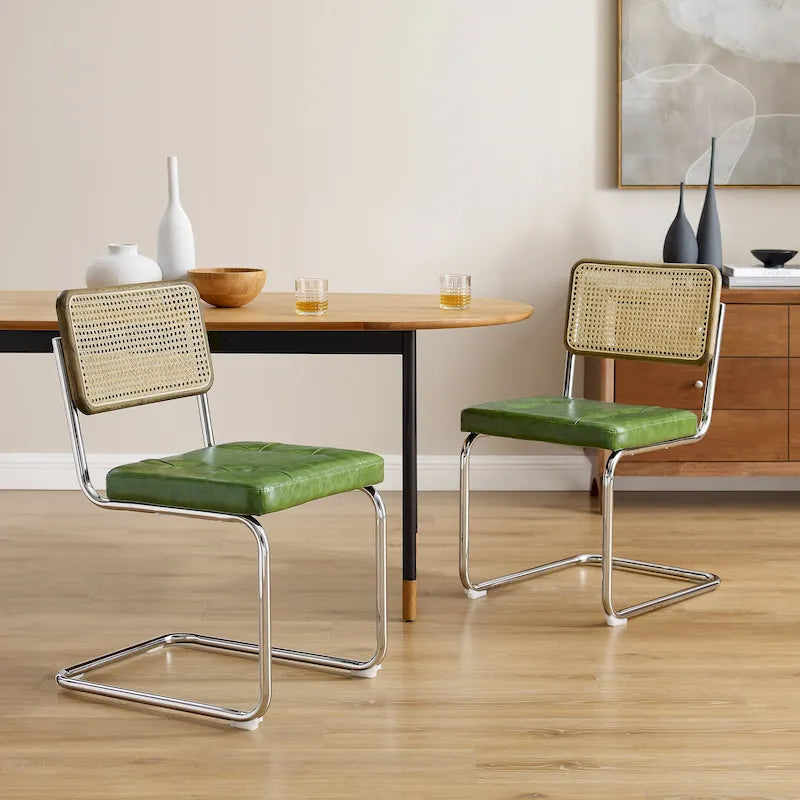 Modern Upholstered Dining Chairs (Set of 2)