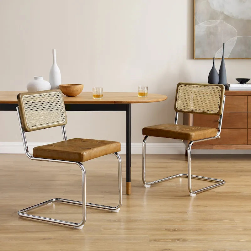 Modern Upholstered Dining Chairs (Set of 2)