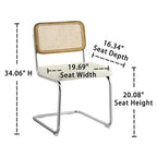 Modern Upholstered Dining Chairs (Set of 2)