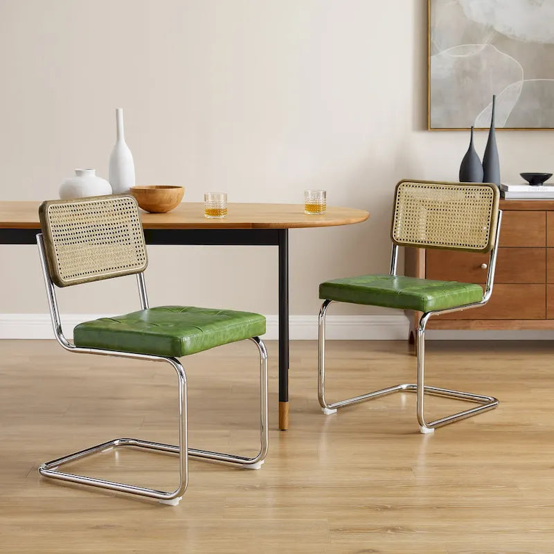 Modern Upholstered Dining Chairs (Set of 2)