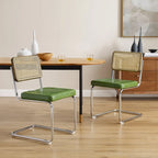 Modern Upholstered Dining Chairs (Set of 2)