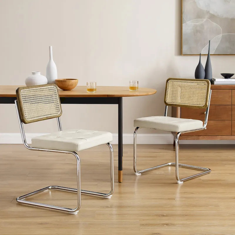 Modern Upholstered Dining Chairs (Set of 2)
