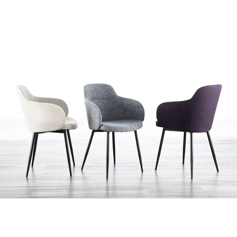 Industrial-Style Upholstered Chair