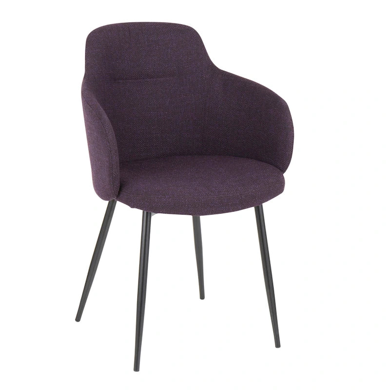 Industrial-Style Upholstered Chair