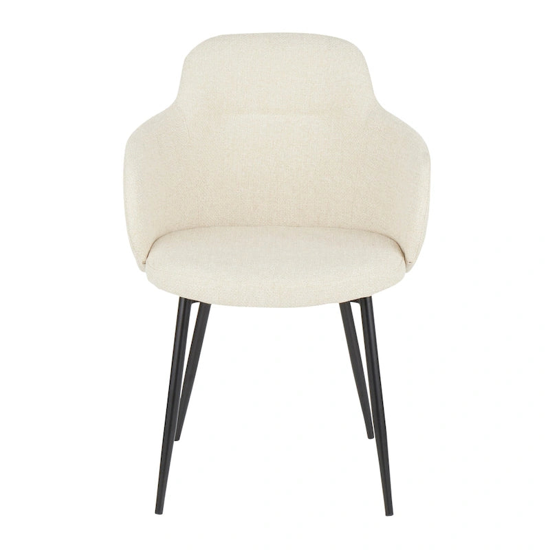 Industrial-Style Upholstered Chair