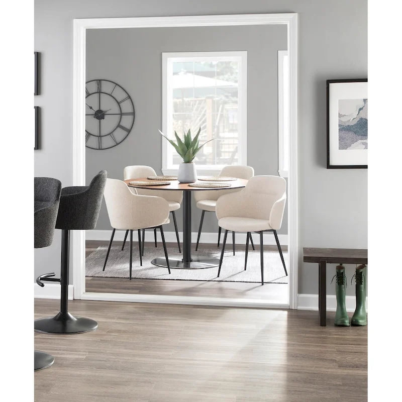 Industrial-Style Upholstered Chair