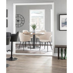 Industrial-Style Upholstered Chair