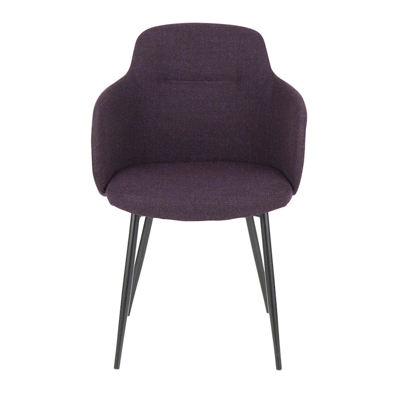Industrial-Style Upholstered Chair