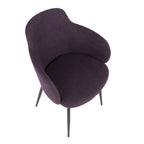 Industrial-Style Upholstered Chair