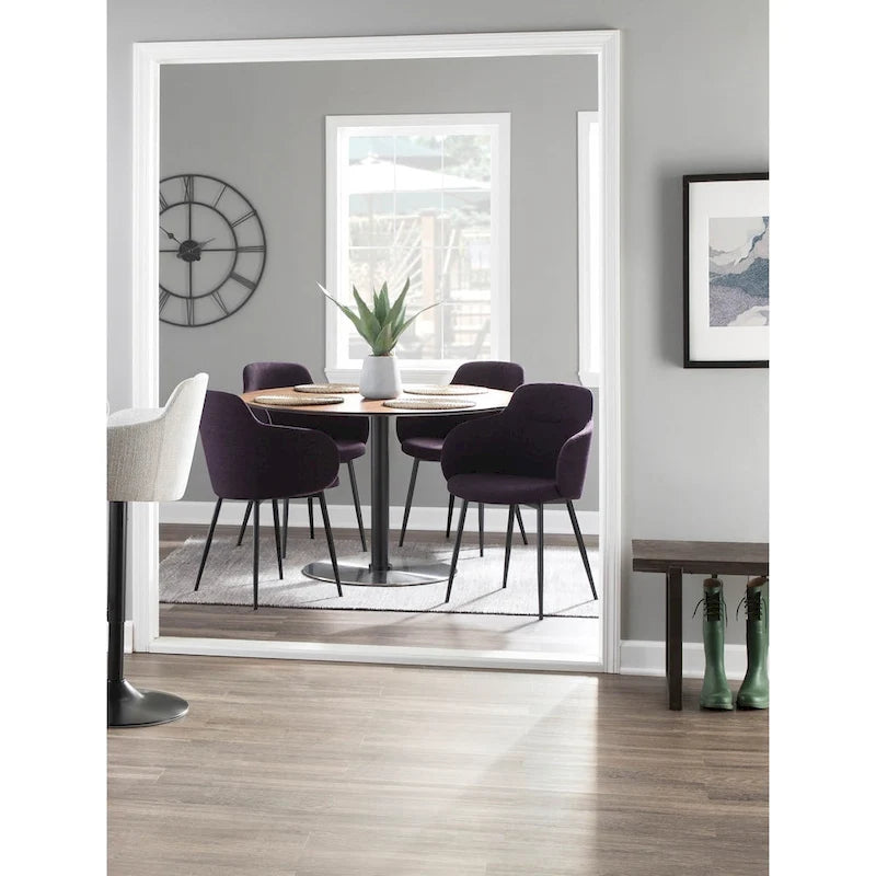 Industrial-Style Upholstered Chair