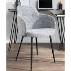 Industrial-Style Upholstered Chair