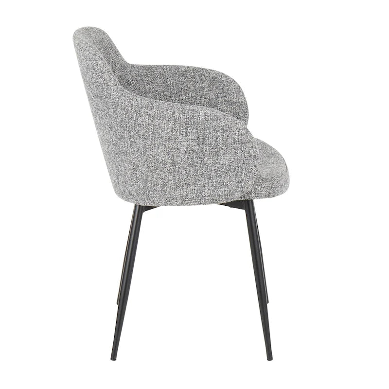 Industrial-Style Upholstered Chair