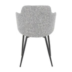 Industrial-Style Upholstered Chair