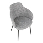 Industrial-Style Upholstered Chair