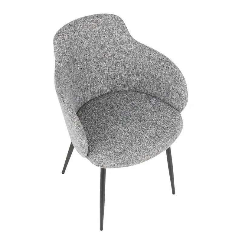 Industrial-Style Upholstered Chair