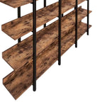 5 Tier Bookcase Home Office Open Bookshelf