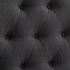 Diamond Tufted Fabric Arched Panel Headboard - Twin