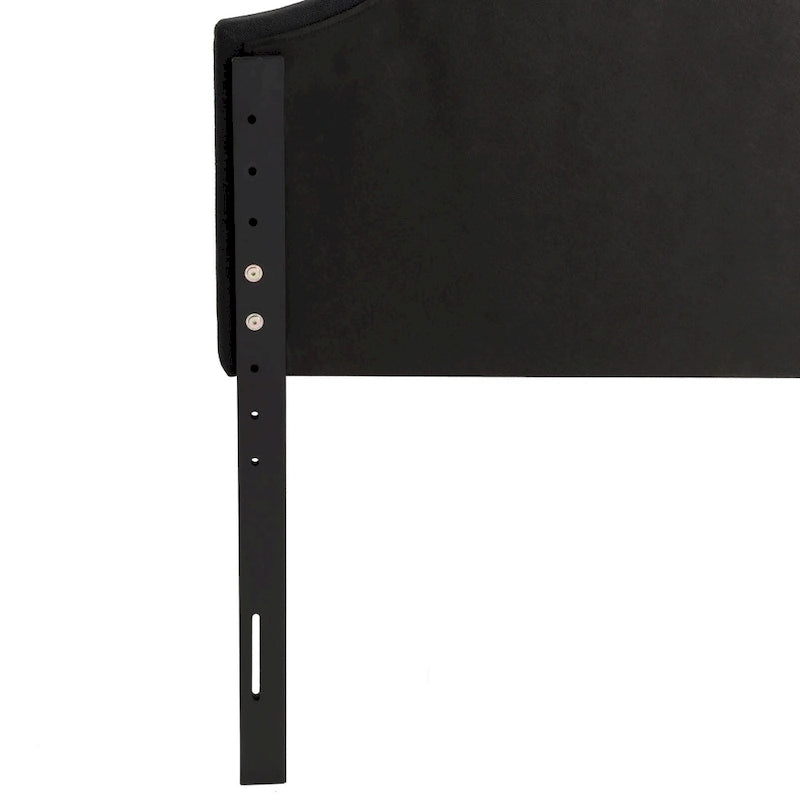 Diamond Tufted Fabric Arched Panel Headboard - Twin
