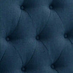 Diamond Tufted Fabric Arched Panel Headboard - Twin