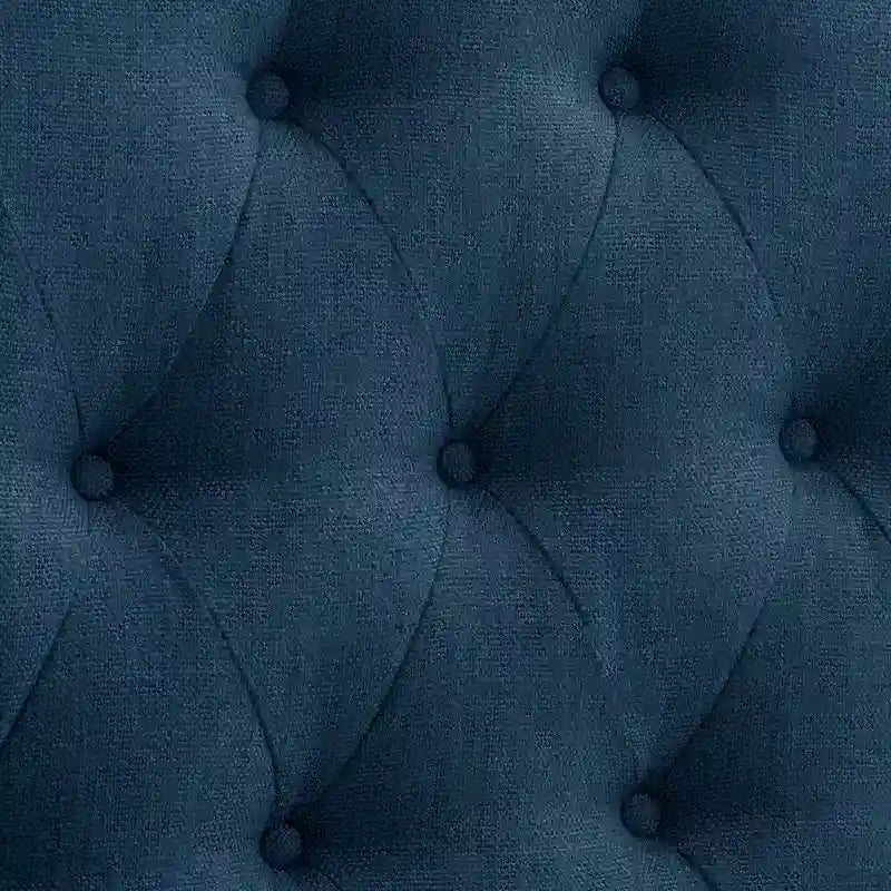 Diamond Tufted Fabric Arched Panel Headboard - Twin