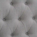 Diamond Tufted Fabric Arched Panel Headboard - Twin