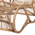 Modern Bohemian Natural Rattan Lounge Chair