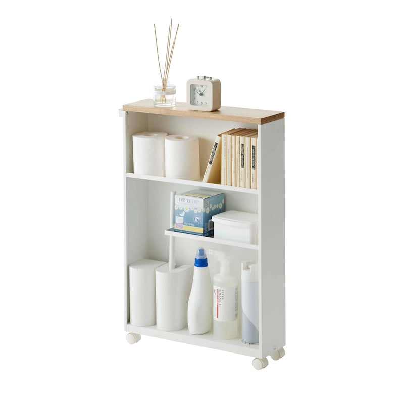 Rolling Storage Cart (Steel; Minor Assembly Required) — 18.7" L x 5.12" W x 26.97" H