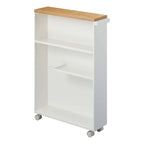 Rolling Storage Cart (Steel; Minor Assembly Required) — 18.7" L x 5.12" W x 26.97" H