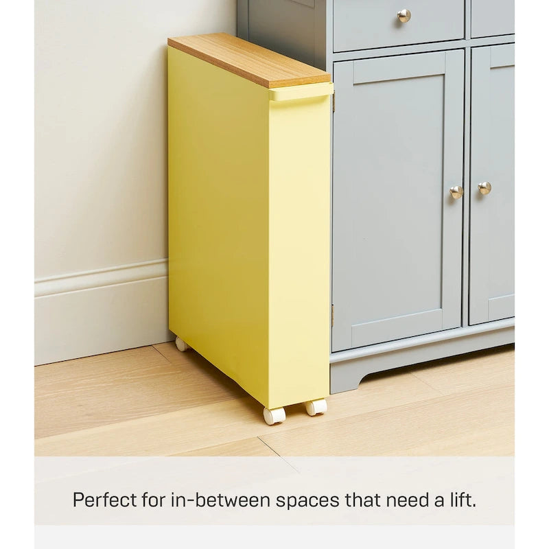 Rolling Storage Cart (Steel; Minor Assembly Required) — 18.7" L x 5.12" W x 26.97" H
