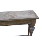 72-inch Traditional Turned Leg Console Table, Mango Hardwood